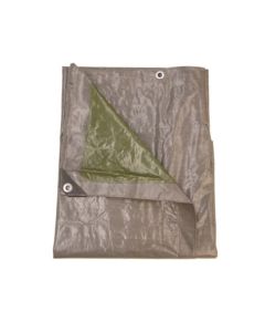 BACHE 140GR GRIS/VERT 2X3M
