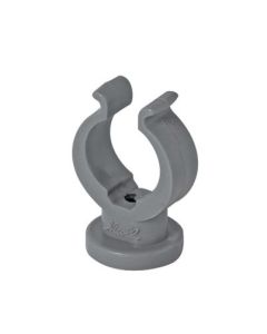 COLLIER OUVERT EN PVC GRIS 