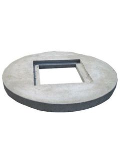 COUVERCLE ANNEAU PUITS AVEC TROU D'HOMME diam 110