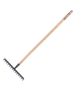 RATEAU NOIR 14 DENTS MANCHE 150CM