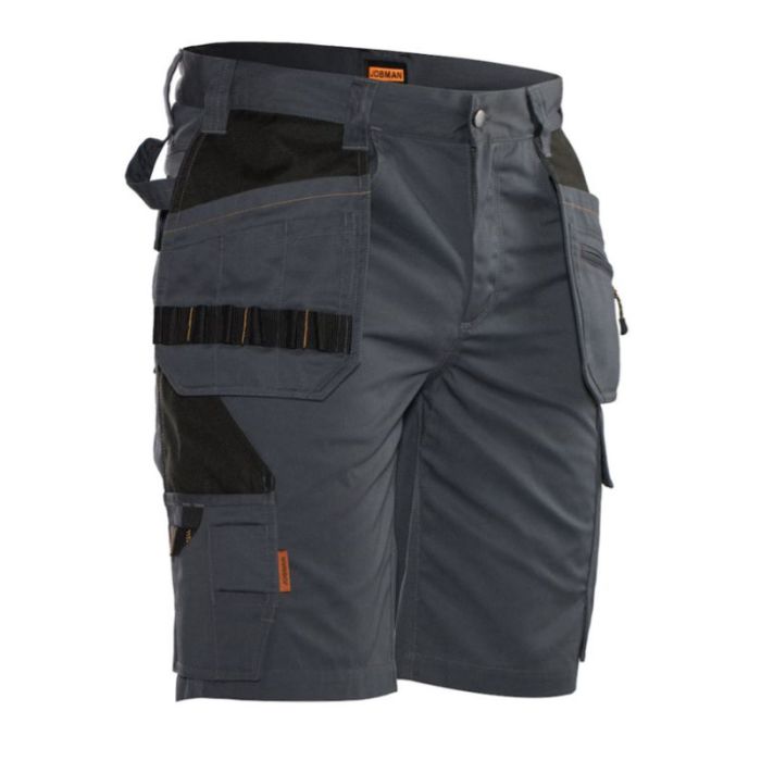 BERMUDA JOBMAN GRIS FONCE/NOIR 