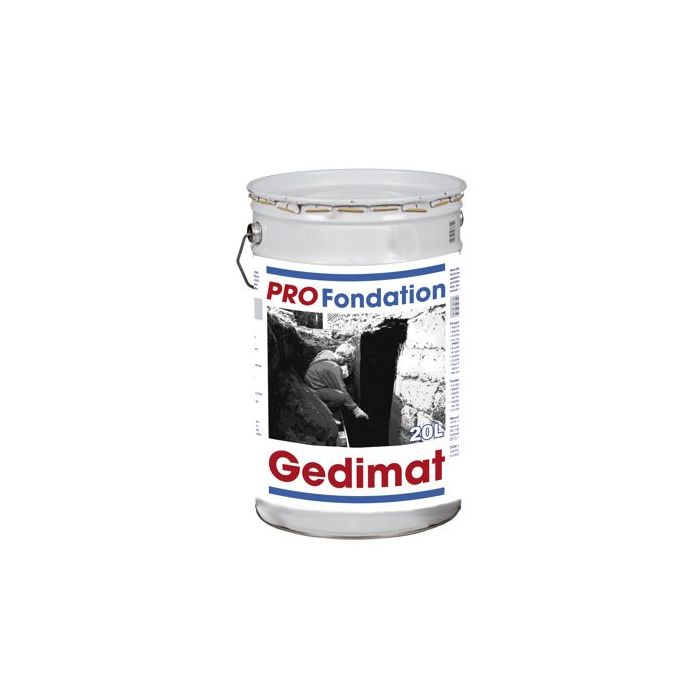 ENDUIT ETANCHEITE GEDIMAT PRO FONDATION 