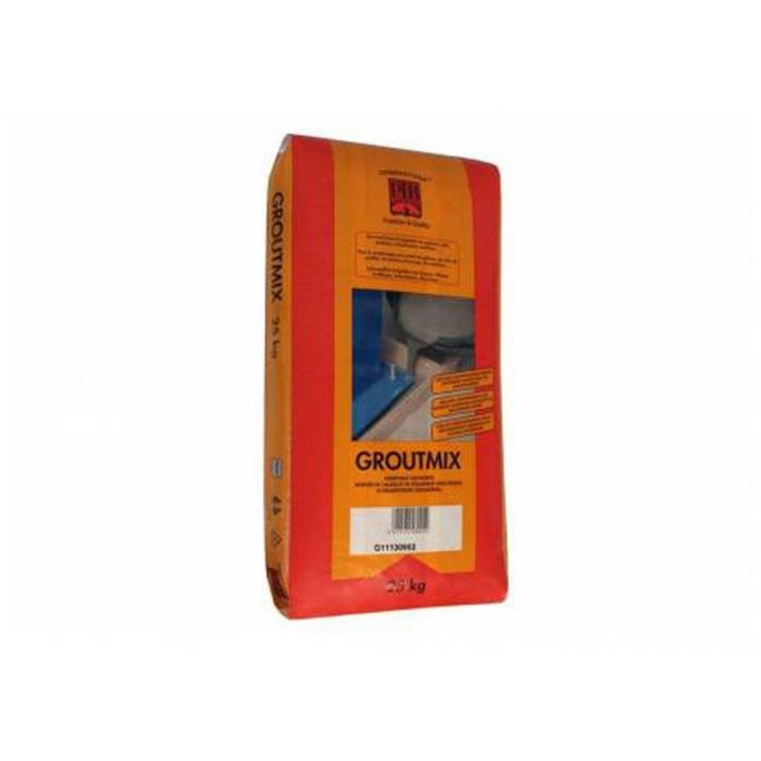MORTIER CALAGE ET SCELLEMENT SANS RETRAIT GROUTMIX CA PTB GRIS 25KG 